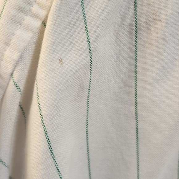 Boxy oxford,  mint & white stripe - Picture 3 of 3